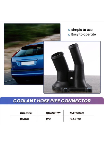 Termostat Muhafaza Soğutucu Flanşı Ford C-Max Odak Füzyon Füzyon Mondeo Fiesta 2001-2012 1707050 2S6G-9K478-BC (Yurt Dışından) indirimleri