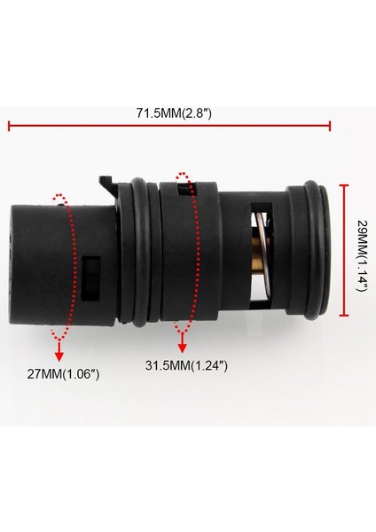 Bmw E46 X3 E53 E83 E85 17111437362 Için Yağ Soğutucu Radyatör Soğutucu Genişleme Termostat Tankı (Yurt Dışından) indirimleri