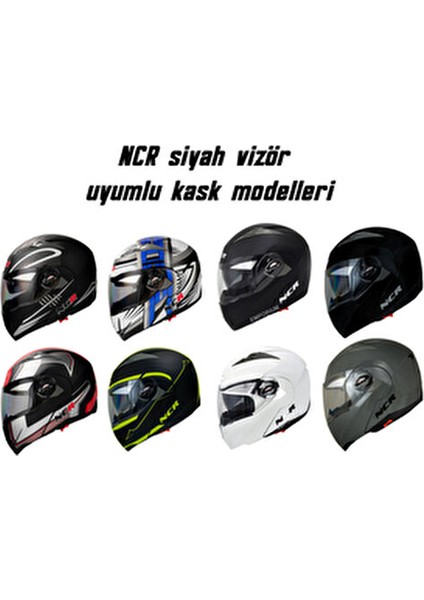 Çene Açılır Siyah Vizör Camı Standart Özellikli Motorsiklet Kask Aksesuarı indirimleri