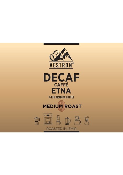 Colombia Supremo Decaf (KAFEİNSİZ) Caffè Etna Yöresel Filtre Kahve 250g modelleri