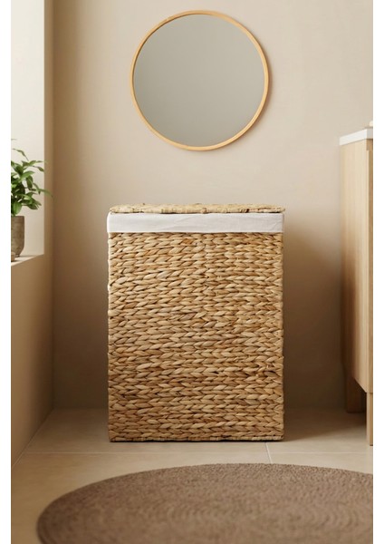 Dikdörtgen Katlanabilir Hasır Bambu Kirli Çamaşır Sepeti Cl - 11046 fiyatları