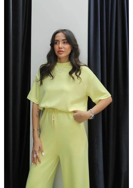 Tshirt Alt Üst Modal Takım Sarı fiyatları