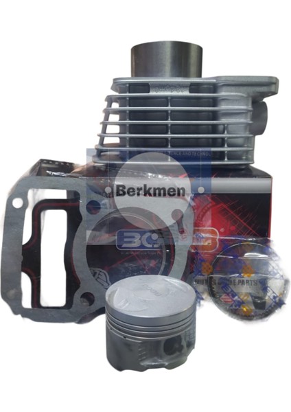 Bcjgb CG125 56 mm Piston 13 Perno Silindir Set (Gri)