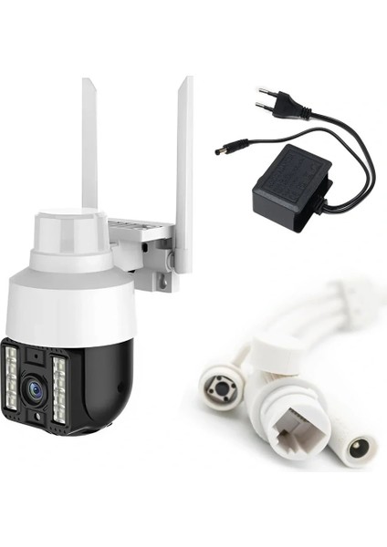 INT-CMR21 Sd-Kart Destekli Hareketli Sesli Gece Renkli Ptz Akıllı Wifi Güvenlik Kamerası (5148)