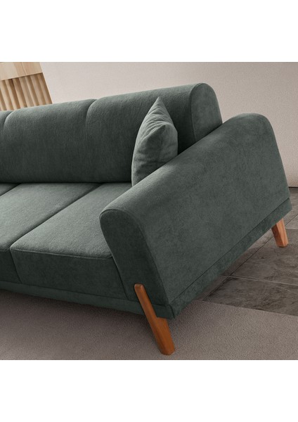 Mocha Plus Sırt Mekanizmalı Köşe Koltuk Yeşil Sol Köşe indirimleri