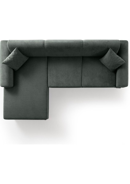 Mocha Plus Sırt Mekanizmalı Köşe Koltuk Yeşil Sol Köşe