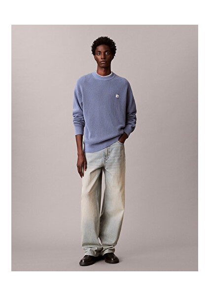 Pamuklu Waffle Örgü Erkek Kazak modelleri