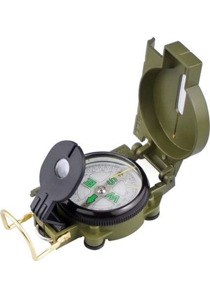 Hassas Lensatic Pusula Amerikan Tarzı Açık Kamp Yürüyüş Survival Için