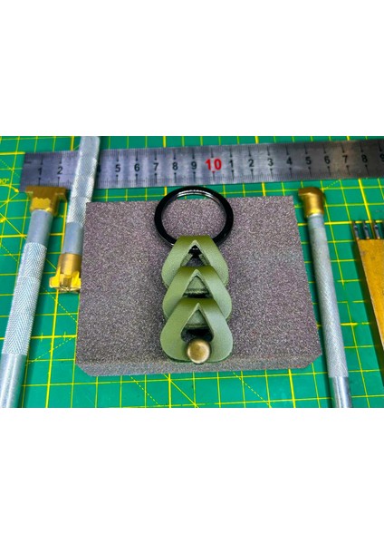 El Işçilikli Hakiki Dana Derisi Hediyelik Anahtarlık modelleri