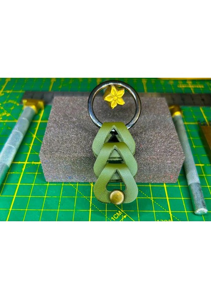 El Işçilikli Hakiki Dana Derisi Hediyelik Anahtarlık fırsatları