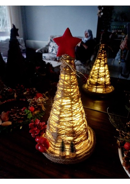 Dekoratif Hasır Gece Lambası Şamdan Çocuk Odası,Salon Aksesuarı fırsatları