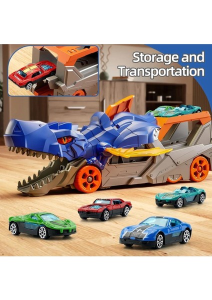 Araba Fırlatan Taşıyıcı Ejderha Dinozor 33 Cm. Dinazor Tır modelleri