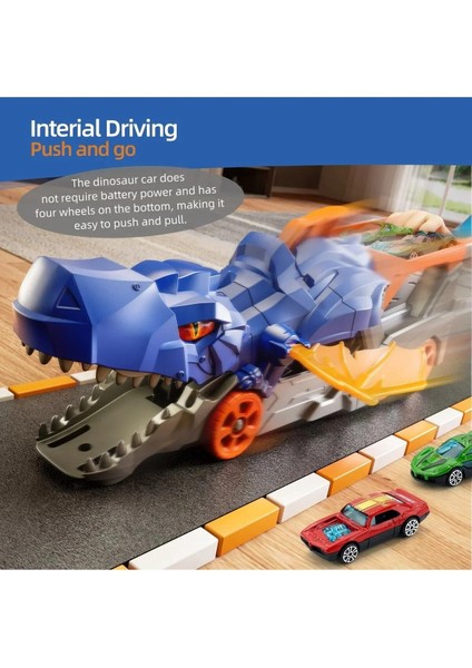 Araba Fırlatan Taşıyıcı Ejderha Dinozor 33 Cm. Dinazor Tır fırsatları