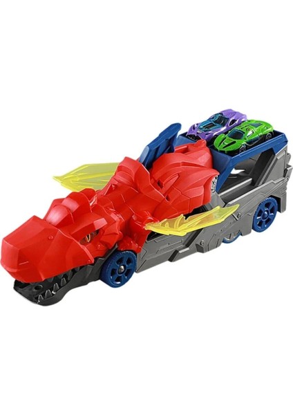 Araba Fırlatan Taşıyıcı Ejderha Dinozor 33 Cm. Dinazor Tır