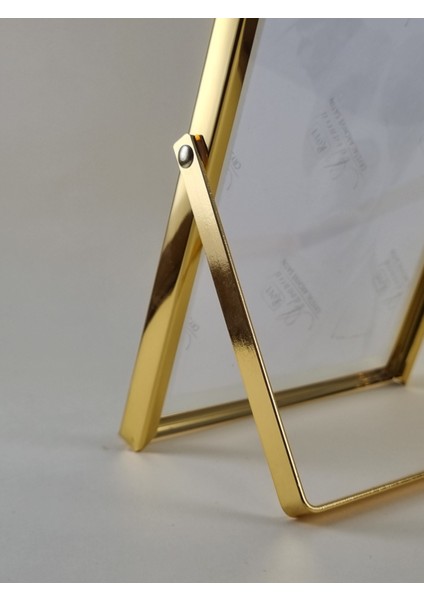 Gold Metal Çerçeve 13X18 cm - Rotaly & Mimoza modelleri