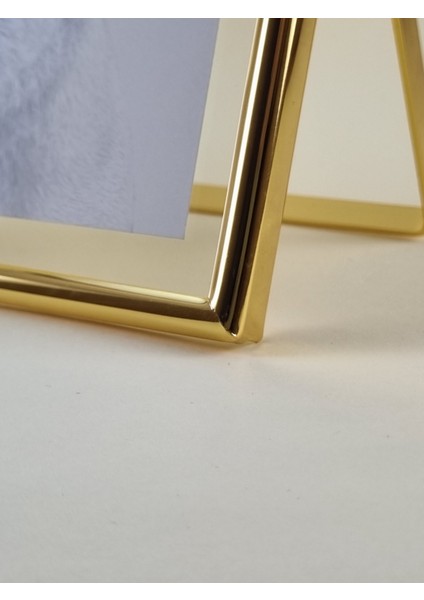 Gold Metal Çerçeve 13X18 cm - Rotaly & Mimoza