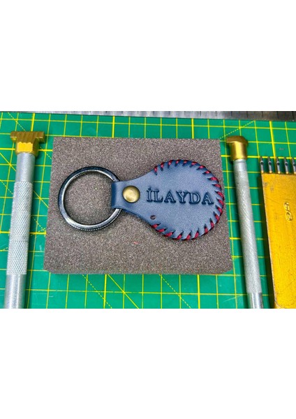 Kişiye Isme Özel Hediyelik Hakiki Deri Anahtarlık fiyatları