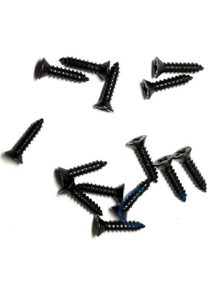 Klips, Menteşe, Ayak, Ağaç, Sunta Vidası 2,2x6,5mm - Siyah 1000 Adet