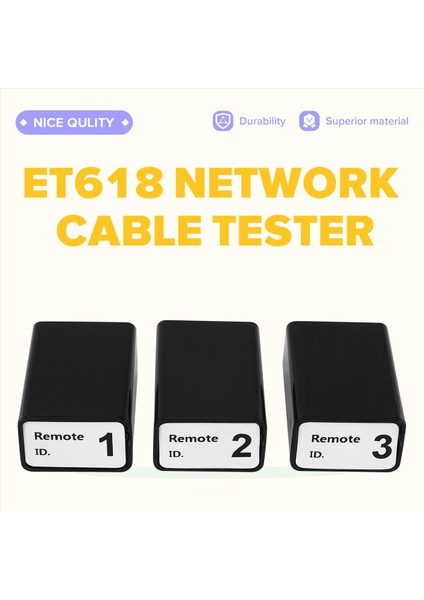 ET618 Lcd&#39 Li Ağ Kablo Test Cihazı Analoglar Dijital Arama Poe Test Kablosu Kablosu Test Cihazı Kimlik Eşleme Aracı (A) (Yurt Dışından) indirimleri