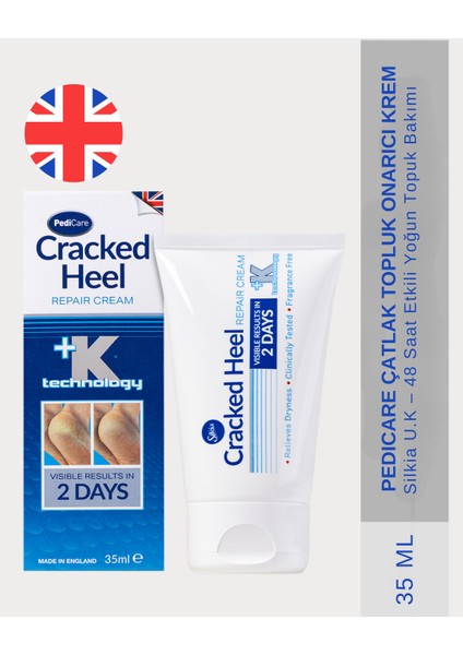 Silkia U.k Pedicare Çatlak Topuk Onarıcı Krem- 48 Saat Etkili Yoğun Bakım 35 ml