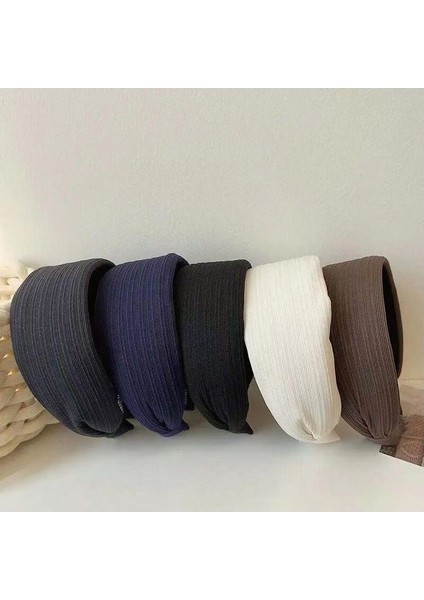 Sonbahar ve Kış Yeni Yüksek Kranial Üst Çok Yönlü Saç Bantları Moda Kıdemli Kişilik Duygusu Düz Renk Kafa Bandı Fransız Retro Geniş Yüzey Saç Aksesuarları (Yurt Dışından) modelleri