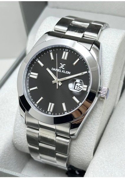 Damat Hediyesi Orijinal 2 Yıl Garantili Su Geçirmez Çelik Kordon Erkek Kol Saati ILK10011M2