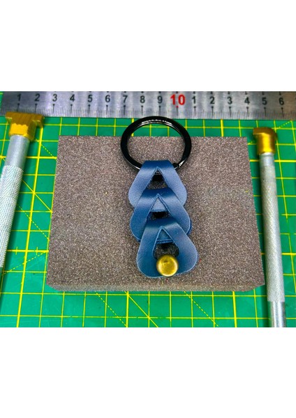 El Işçilikli Hakiki Dana Derisi Hediyelik Anahtarlık fiyatları