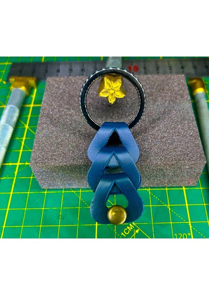 El Işçilikli Hakiki Dana Derisi Hediyelik Anahtarlık modelleri