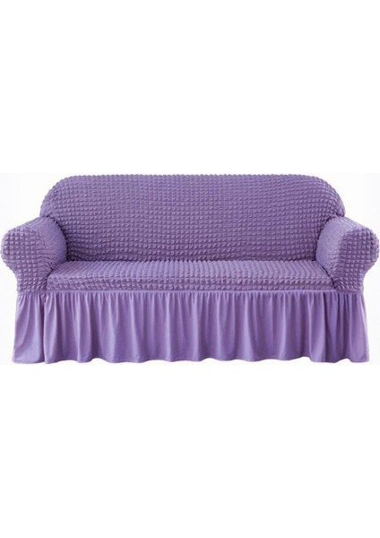 Bürümcük 3 Kişilik Koltuk Kılıfı, Berjer Örtüsü, Lastikli, Esnek, Etekli Üç Kişilik (1 Adet)