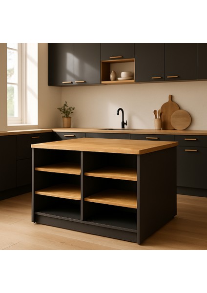 Ken Mutfak Adası -100 cm - Tezgah Dahil fiyatları