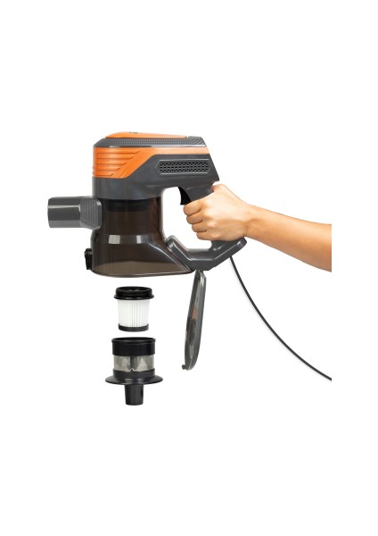 Pluto P 6000 Cyclone Dikey Elektrikli Süpürge Antrasit fırsatları