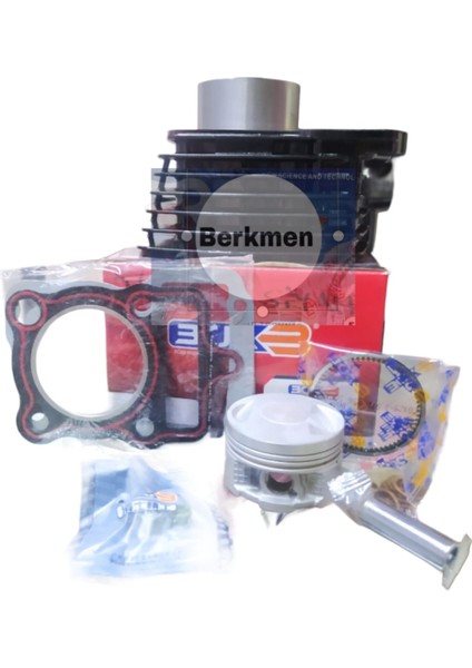 Bcjg CG125 56,5 mm 13 Perno Silindir Set(Siyah)