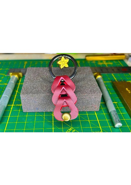 El Işçilikli Hakiki Dana Derisi Hediyelik Anahtarlık fırsatları