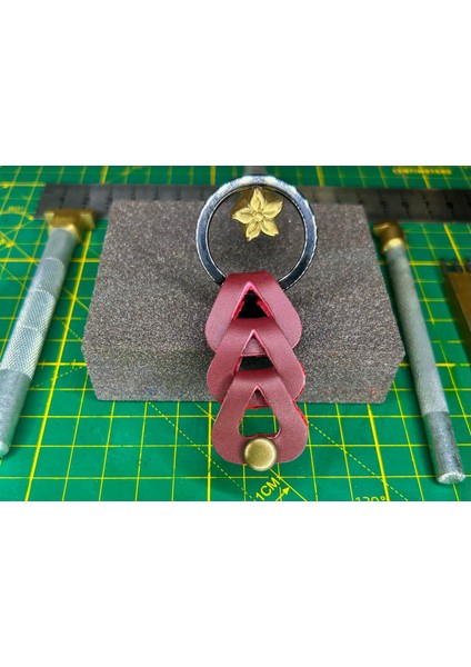 El Işçilikli Hakiki Dana Derisi Hediyelik Anahtarlık indirimleri