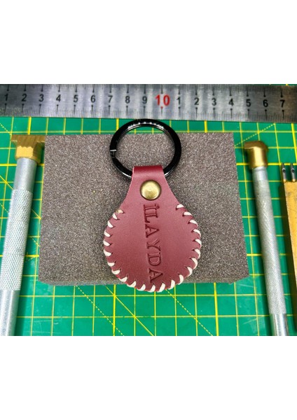 Kişiye Isme Özel Hediyelik Hakiki Deri Anahtarlık fiyatları