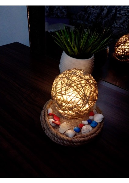 Dekoratif Hasır Gece Lambası Masa Üstü Süsü fırsatları