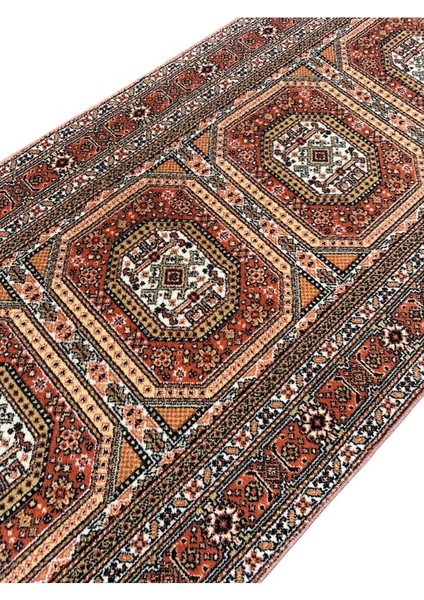 Saray Halı Klasik Yolluk 412-G 72X270 Kiremit Krem %100 Yün Yolluk Kiremit modelleri