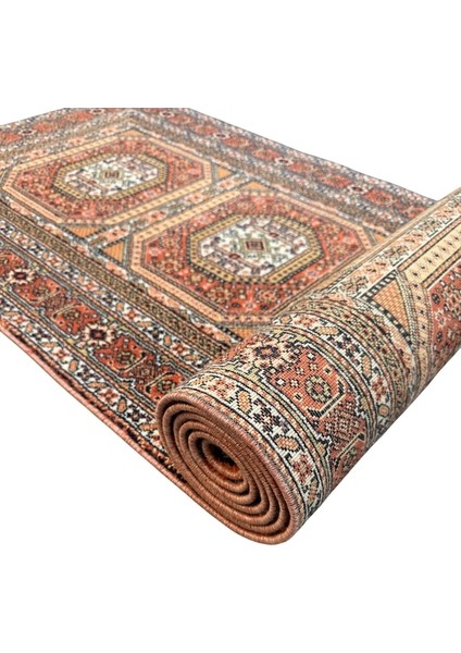 Saray Halı Klasik Yolluk 412-G 72X270 Kiremit Krem %100 Yün Yolluk Kiremit indirimleri