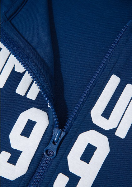 Fermuarlı Lacivert Sweatshirt 6S10119-70721