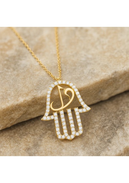 14 Ayar Altın Vav ve Elif Fatıma Eli Kolye fiyatları