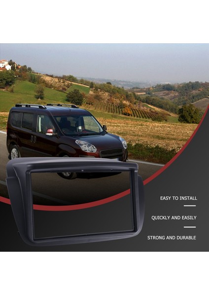 Fiat Doblo Opel Combo Tur DVD Stereo Çerçeve Plakası Adaptör Montaj Çizgi Kurulumu Çerçeve Trim Kiti (Yurt Dışından) fiyatları