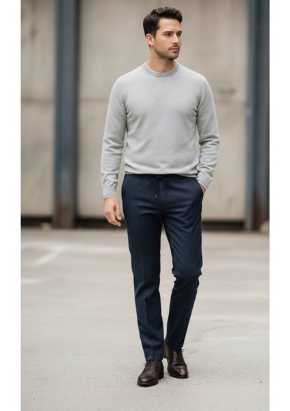 Gofre Çizgili Erkek Jogger Pantolon