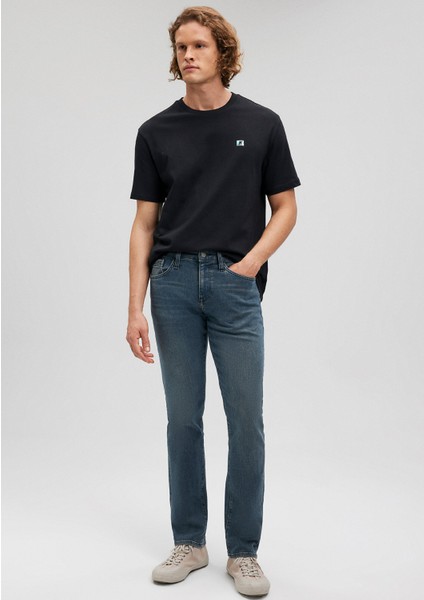 Marcus Mavi Pro Koyu Puslu Mavi Jean Pantolon 0035185210