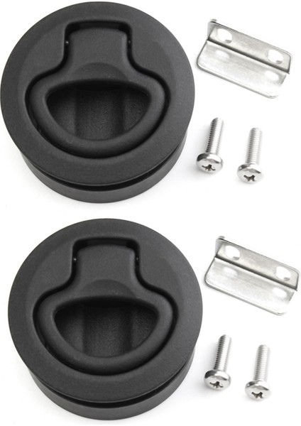 5x Slam Mandal Kapak Yuvarlak Çekme Mandalı 1/2 Inç Kapı M1-63 Rv Denizcilik (Yurt Dışından)