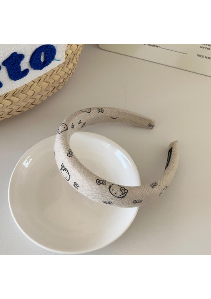 Sonbahar ve Kış Yeni Yüksek Kranial Üst Çok Yönlü Saç Bantları Moda Kıdemli Kişilik Duygusu Düz Renk Kafa Bandı Fransız Retro Geniş Yüzey Saç Aksesuarları (Yurt Dışından)