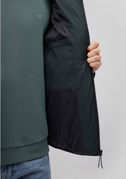 Kuş Tüyü Yeşil Şişme Mont 0110193-71539