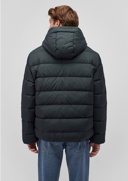 Kuş Tüyü Yeşil Şişme Mont 0110193-71539