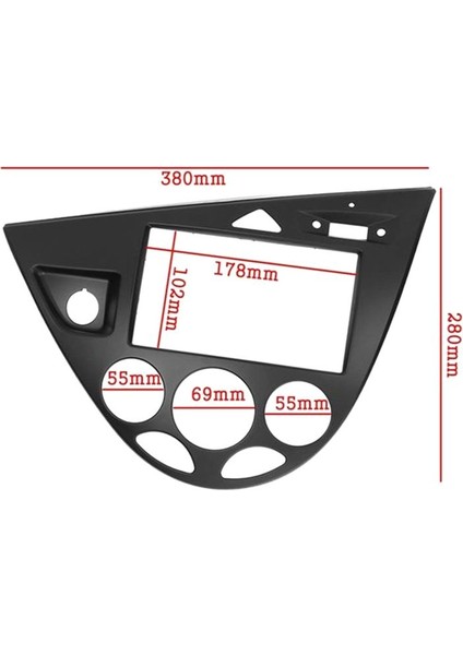 2 Din Araba Çerçevesi Fasya Trim Dash Mounta (Yurt Dışından) fiyatları