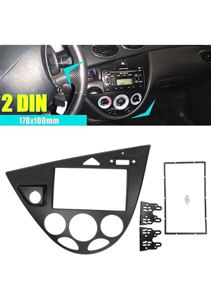 2 Din Araba Çerçevesi Fasya Trim Dash Mounta (Yurt Dışından) modelleri