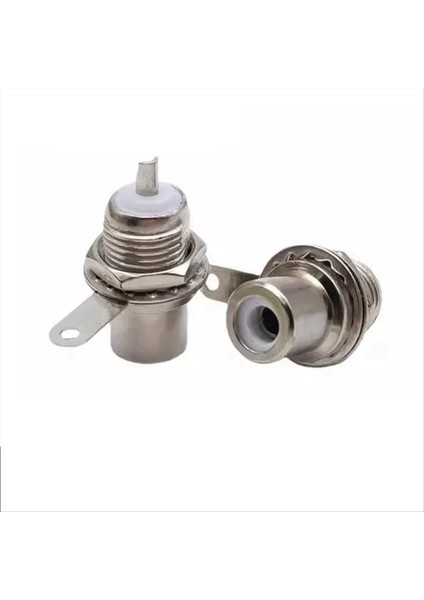 100PCS Nikel Kaplama Rca Dişi Soket Sesli Video Av Soket Nikel Kaplama Orta Genişletilmiş Lotus Koltuk Şasi Konnektörü (Yurt Dışından)